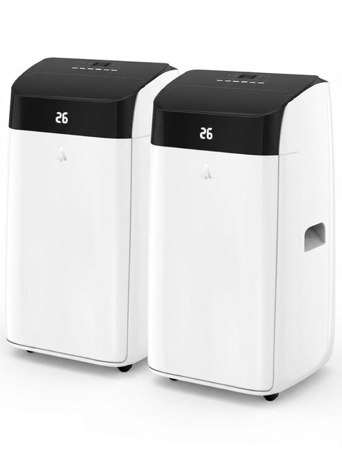 2PCS 14000 BTU Portable Air Conditioner, Cools Up to 750 Sq.ft, 3-in-1 Quiet AC Unit with Cooling Dehumidifier Fan, Remote Control
