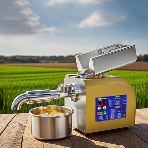 Oil Press Machine 1100W | High Efficiency Cold & Hot Oil Extractor | Smart Temperature Control 40°C–300°C