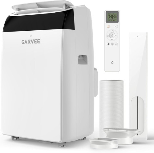 Garvee 14,000 BTU Portable Air Conditioner, 3-in-1 Portable AC Unit with Cool, Dehumidifier & Fan Modes, Covers Rooms up to 750 sq.ft