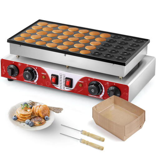 Mini Pancake Maker 50PCS for Breakfast, Commercial Non-stick