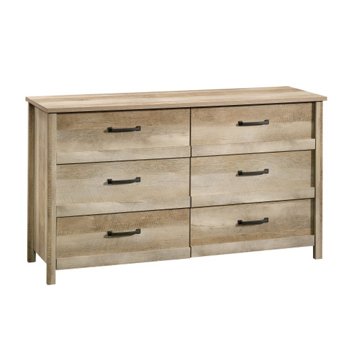 Sauder Cannery Bridge 6 Drawer Dresser, Lintel Oak finish