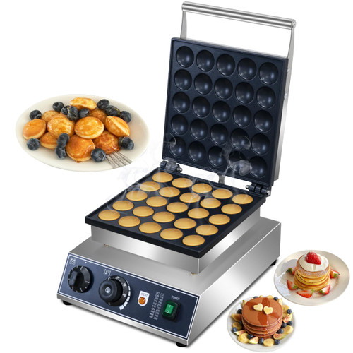 Mini Dutch Pancake Maker,25pcs Mini Pancake Maker Machine,1800W