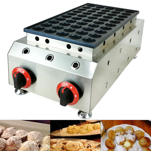 Gas Mini Pancake Maker, 50Pcs Commercial Pancake Maker Machine