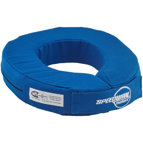 Fire Retardant Cotton Neck Brace, 3.3-1 SFI Rated, Blue Color