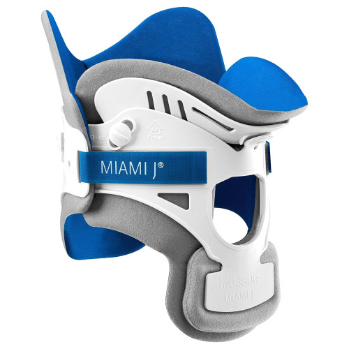 Miami J Cervical Collar - Neck Brace for Restricting Cervical Motion-Nerve & Post-Surgery Relief , Neck Pain Relief, Decompression & Support - Rigid Posture Corrector & Stretcher for Whiplash (MJ-200 / Kyphotic)
