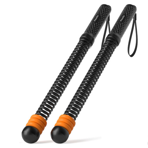 Flexella Ropeless Battle Ropes with Adjustable Weights, Portable Cordless Battle Ropes for Home Gym, HIIT & Low Impact Cardio Workouts, Compact Gym Equipment for Men & Women (Pink)