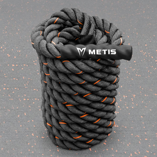 FORZA 30ft, 40ft and 50ft Battle Rope – 1.5ft & 2-inch-Thick, Premium Quality Weighted Gym Rope for Fitness, Strength Training, Crossfit and More (30ft, 2 inch)