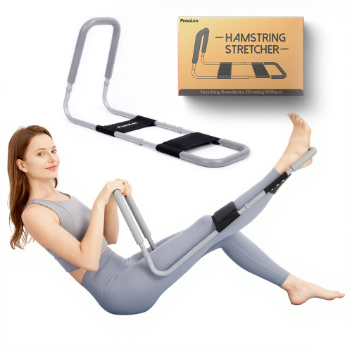 PressLoo Hamstring Stretcher - Advanced Knee Extension & Pain Relief Device, Low Back Stretcher Calf Stretching Equipment, Ideal for ACL, MCL Recovery, Athletes, Therapy & Rehab