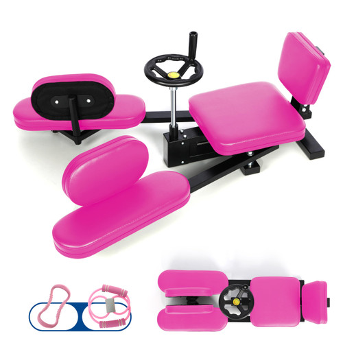 EVERYAMTE Leg Stretcher, Heavy Duty Steel Split Machine for Flexibility Training, 300LBS Leg Stretch Machine, Durable and Easy to Install Home Stretching Equipment, Improve Flexibilit