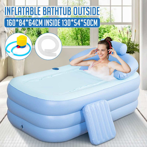 Bathtub Home Sauna Insulation Bath Bucket Adult Bath Tub Sweat Steaming Plastic Thicken Portable Bathtub