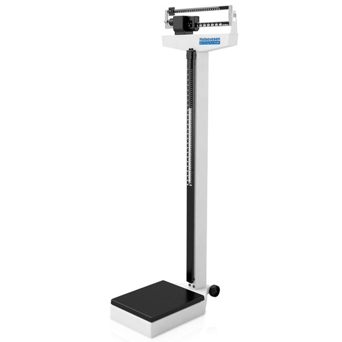 Helsevesen Mechanical Beam Scale, Eye-Level Professional Medical Physician Weigh Scale with Height Rod, Capacity 440 lb/200kg, Graduation 1/4 lb, 11" Width x 15" Depth Platform, RGT-200A