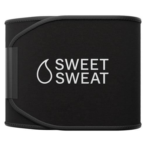 Sports Research Sweet Sweat® Waist Trimmer Core Series, Small (White Logo)