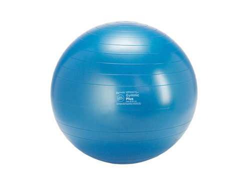 Gymnic Classic Plus Burst-Resistant Exercise Ball, Blue (65 cm)