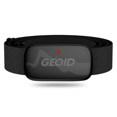 GEOID HS500 Heart Rate Monitor, Heart Rate Sensor Chest Strap, Protocol ANT+/Bluetooth, 800h Battery, IP67 Waterproof, Compatible with iOS/Android APPs