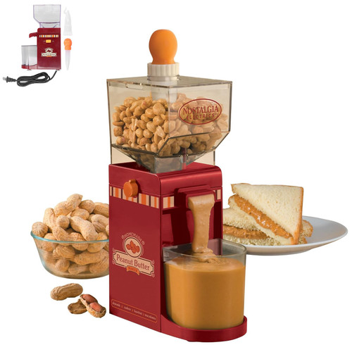 Electric Peanut Butter Maker 150W, Nut and Grain Grinder with Detachable Parts, Anti-Slip Base