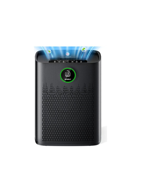 Air Purifiers for Home Large Room, Cover Up to 2400 Ft² with True HEPA Filter, Smart Mode, PM2.5 Air Quality Display, 22dB Sleep Mode