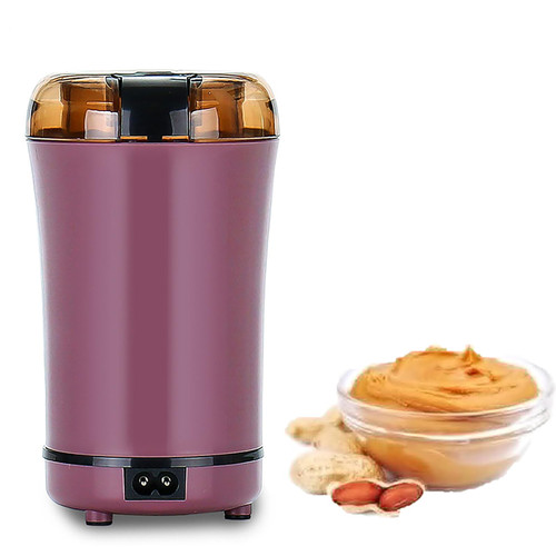 Mini Peanut Butter Machine, 150W Portable Grinder with Transparent Cover