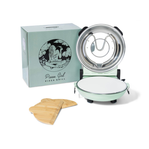 Crispy Crust Pizza Oven by PIZZA GIRL – Indoor Portable, 12 Inch Indoor Pizza Oven