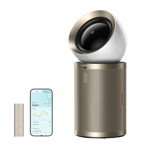 Dreame Smart Air Purifier for Home Large Room, Cleans 7,534 ft² in One Hour with 4 Filters, Dual-way Air Oulets, Al Tracking