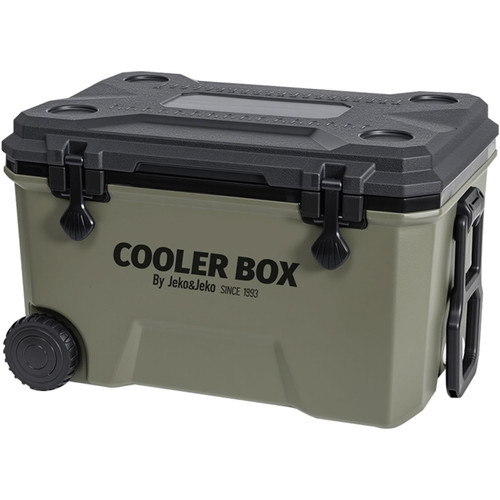 60QT Portable Wheeled Cooler with Ice Packs, Long Insulated Ice Chest