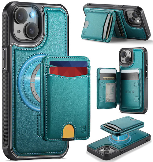 Usroom for iPhone 15 Wallet Case Compatible with Magsafe