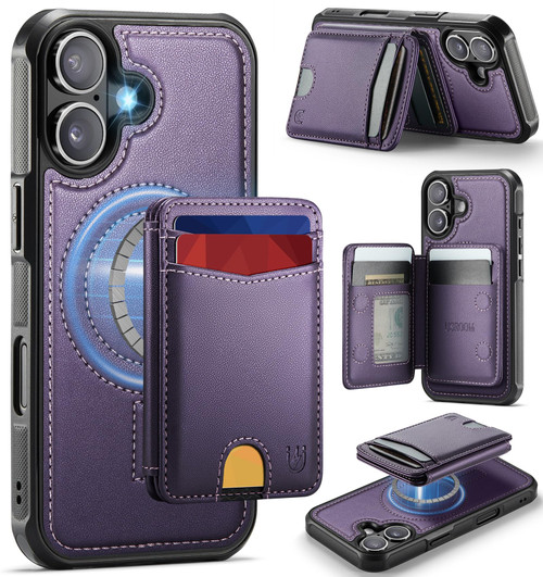Usroom for iPhone 16 Wallet Case Compatible with Magsafe