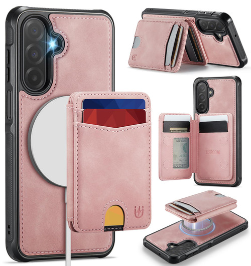 Usroom for Samsung Galaxy A17 Case Wallet Compatible with Magsafe