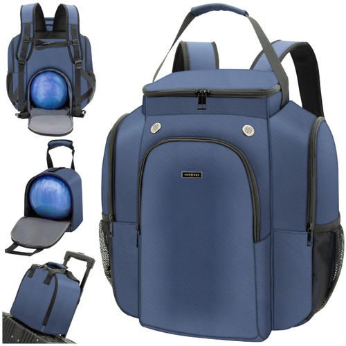 2-Ball Bowling Backpack with Shoe Storage – Heavy Duty