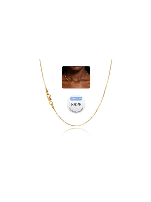 14K Gold Necklace for Women, Shiny & Sturdy Women's Necklace