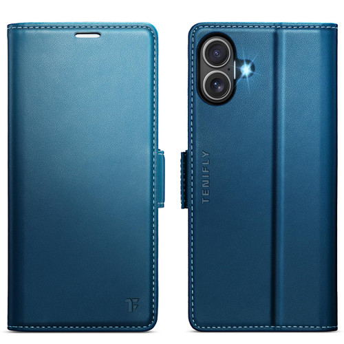Tenifly for iPhone 16 Plus Case Wallet with RFID Blocking Card Holder