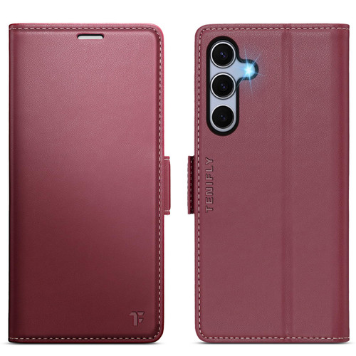 Tenifly for Samsung Galaxy S25 Case Wallet with RFID Blocking Card Holder