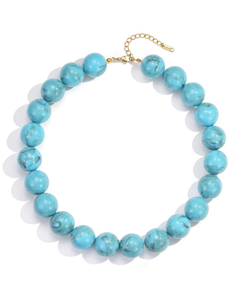 Joo&Rind Chunky Beaded Necklace for Women