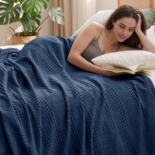 PHF Cooling Waffle Blanket King Size
