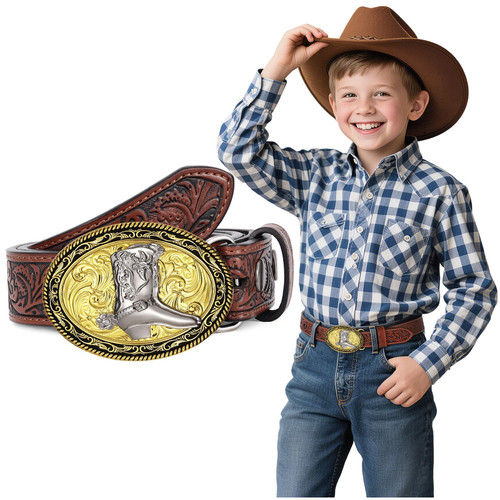 Removable Buckle Western Belts for Jeans Party Rodeo Gifts