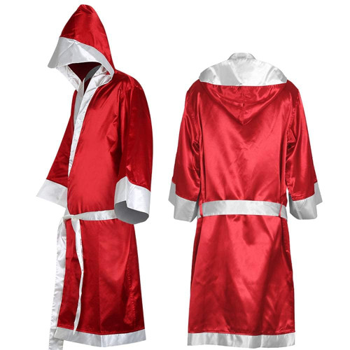 Boxer Costume Men, MMA Boxing Robe with Hood