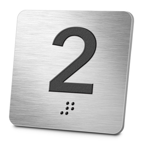 Educational Institution Directional Assistance Test Center, Silver(4" x 4")