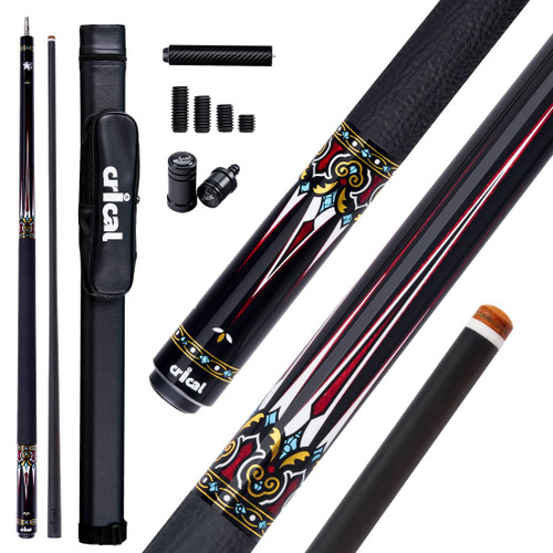 Taper Shaft, 12.5mm Tip, Tournament Level Billiard Cue