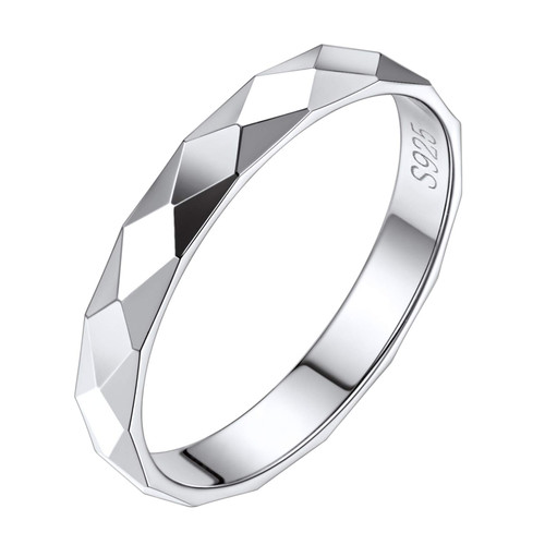 High Polish Plain Dome Tarnish Resistant Wedding Rings Size 4-12