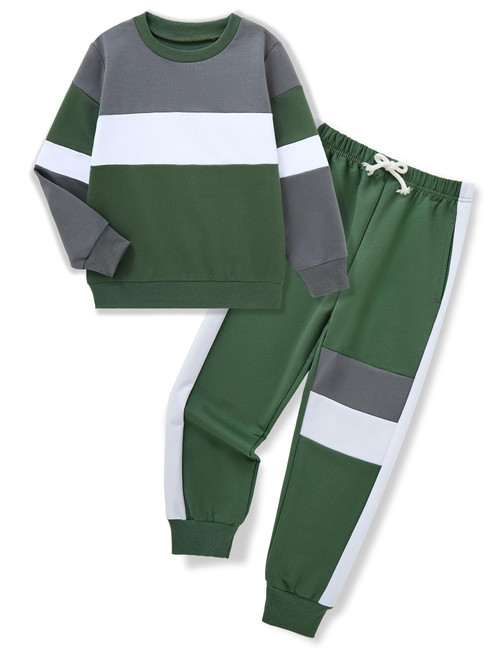 Boys Clothes Hoodie Sweatsuits Tops and Pants Boys Fall Winter Outfits