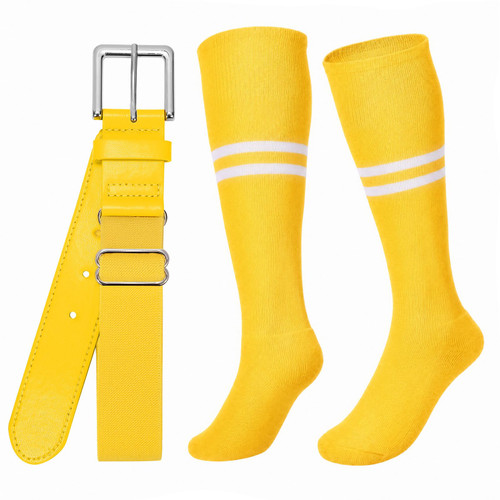 et Adjustable Softball Socks and Elastic Belt for Kids Youth
