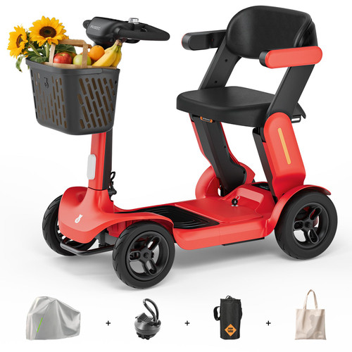 Mobility Scooter for Adults Seniors, 25 Miles 6 MPH 300 lbs, All Terrain, Slope