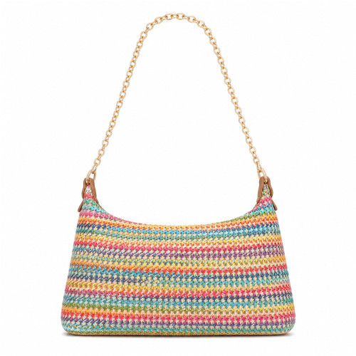 Straw Purse Boho Woven Shoulder Bag Crochet Purse Vacation Tote