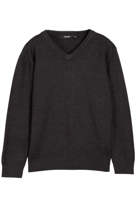 Boys School Uniform Sweater V-Neck (XS - XXL), Big Boys' & Little Kids