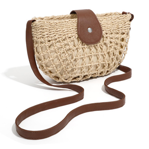 Straw Bag Beach Purse Summer Purses for Women Vacation