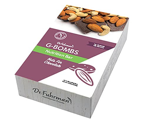 Dr. Fuhrman G-BOMBS Nutrition Bar, Nuts for Chocolate