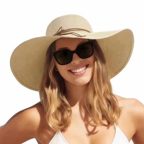 Foldable Hats Beach Travel Summer Vacation Hat UPF 50+