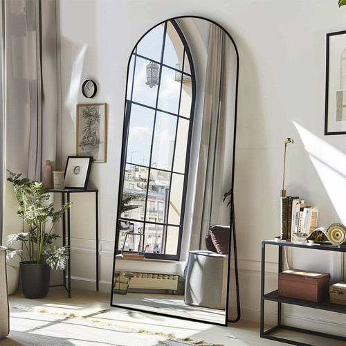 Resistant Aluminum Frame & Anti-Tilt Base, Modern Arched-Top Design