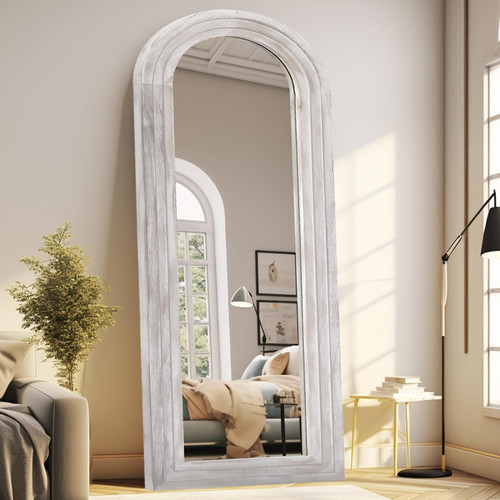 Hanging, Leaning Standing for Bedroom,Living Room, Rustic White