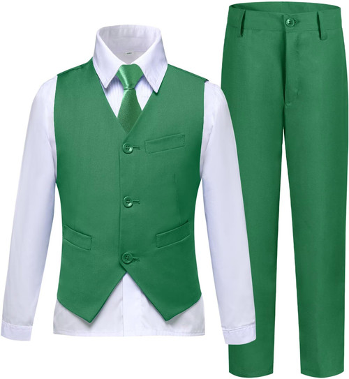 Boys Suit Kids Suits Tuxedo for Boys Toddler Vest Pants Set