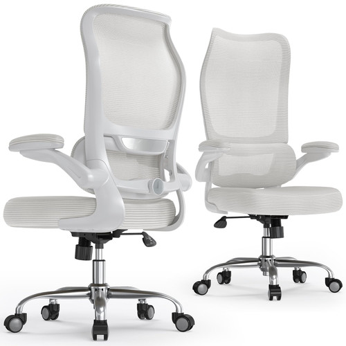 TRALT Ergonomic Office Chair - Desk Chair with Wave High Back Adjustable